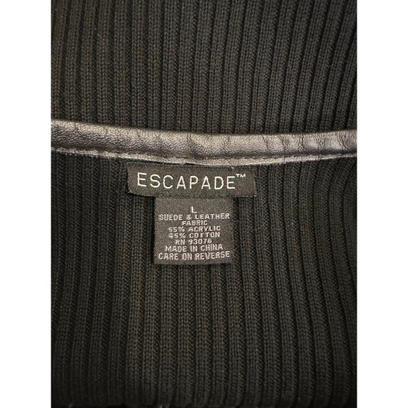 Escapade‎ Black Jacket Large Steampunk Gothcore Edgy Cosplay Y2K Streetwear - Picture 2 of 5